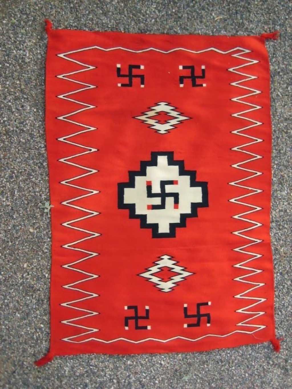 Navajo Textile, Germantown, 4-ply, 1890's