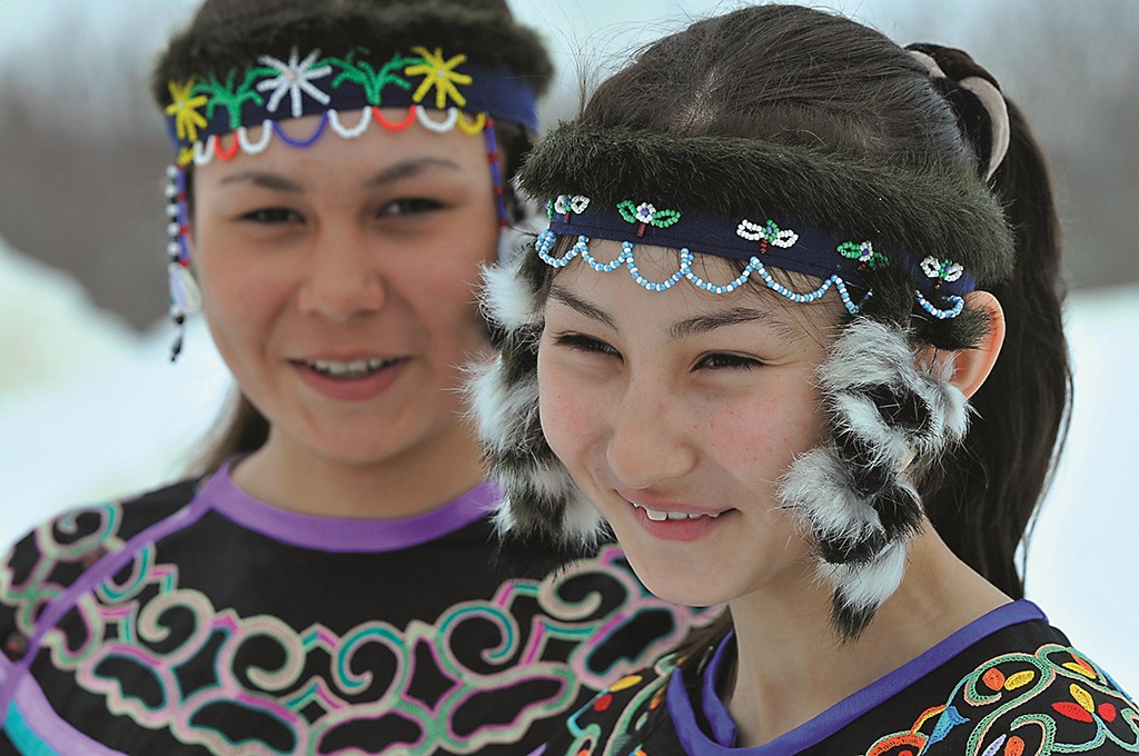 Sakhalin girls from the Sakhalin islands, East Russia (north of Japan)
